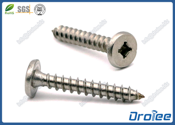 China Stainless Steel Pancake Head Philips Square Drive Panel Clip Screws supplier